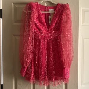 Alice McCall Floyd Mini Dress Pink Size 0 NWT